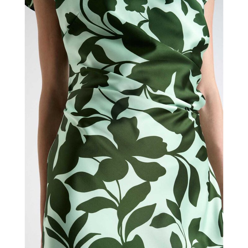Cue Green Shadow Garden Midi Dress image number 2